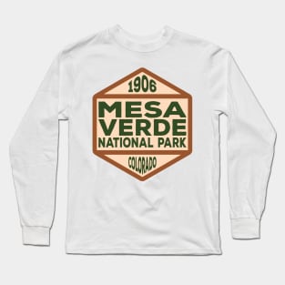 Mesa Verde National Park badge Long Sleeve T-Shirt